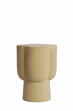Light en Living Sidetable Ø34,5X45 cm JUNTO keramiek mat zand
