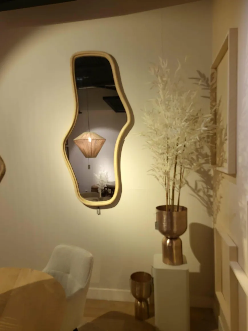 Light en Living Spiegel 62x5x121 cm CELANO hout mat naturel