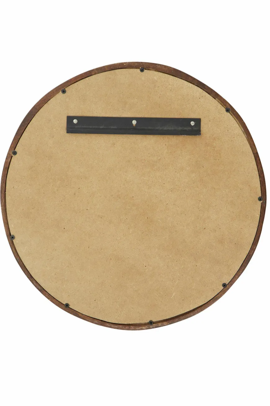 Light en Living Spiegel 80x10x80 cm DENAHI hout roodbruin