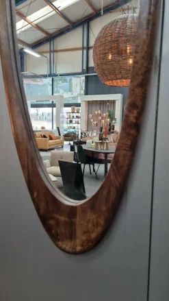Light en Living Spiegel 40x3x140 cm SALENTO hout roodbruin
