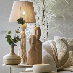 Light en Living Tafellamp Ø31x70 cm ESPINO crème+naturel