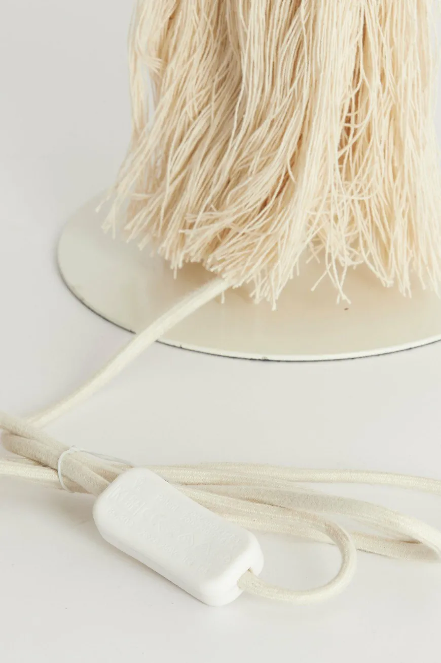 Light en Living Tafellamp Ø31x70 cm ESPINO crème+naturel