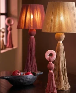 Light en Living Tafellamp Ø31x70 cm ESPINO crème+naturel