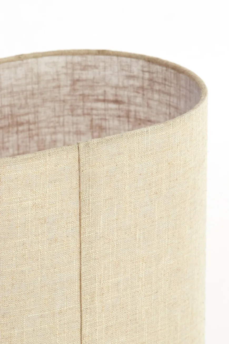 Light en Living Tafellamp 30x20x45 cm LASLO hout natural+linnen naturel