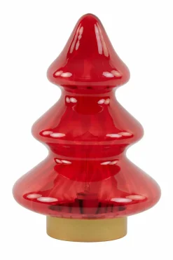 Light en Living Tafellamp LED Ø19x28 cm TREE glas rood