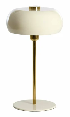 Light en Living Tafellamp Ø26x47 cm SURIN glans crème+goud