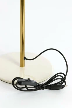 Light en Living Tafellamp Ø26x47 cm SURIN glans crème+goud