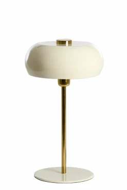 Light en Living Tafellamp Ø26x47 cm SURIN glans crème+goud