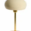Light en Living Tafellamp Ø22x34 cm SURIN glans lichtgrijs+goud