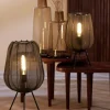 Light en Living Tafellamp Ø25x45 cm PLUMERIA zwart