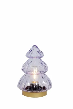 Light en Living Tafellamp LED Ø12x18 cm TREE lila-goud