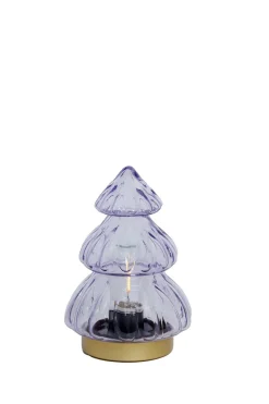 Light en Living Tafellamp LED Ø12x18 cm TREE lila-goud