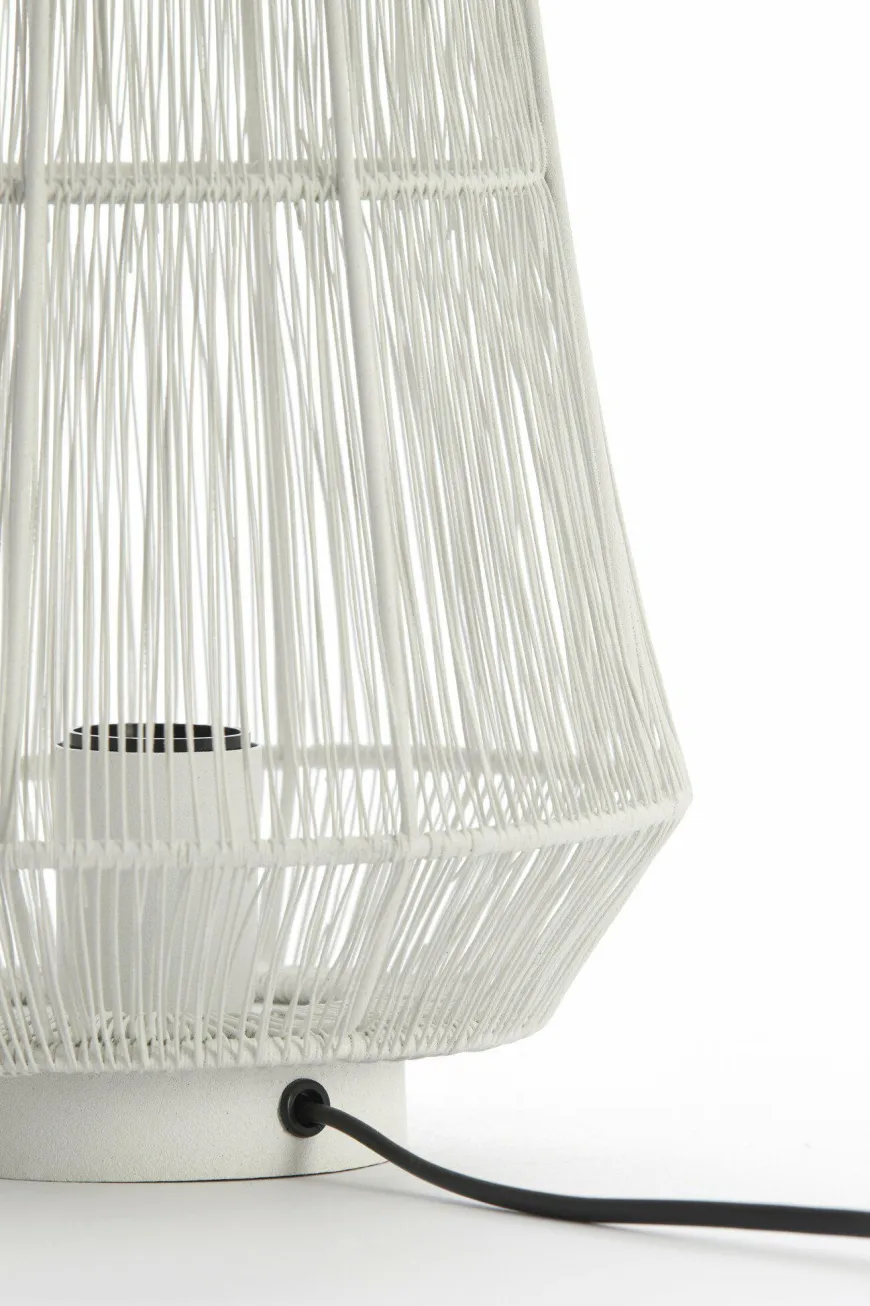 Light en Living Tafellamp Ø24x33 cm BANJAR crème