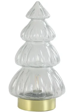 Light en Living Tafellamp LED Ø15x28 cm TREE glas licht grijs