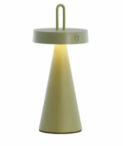 Light en Living Tafellamp LED Ø13x28,5 cm ANKENTA olijf groen