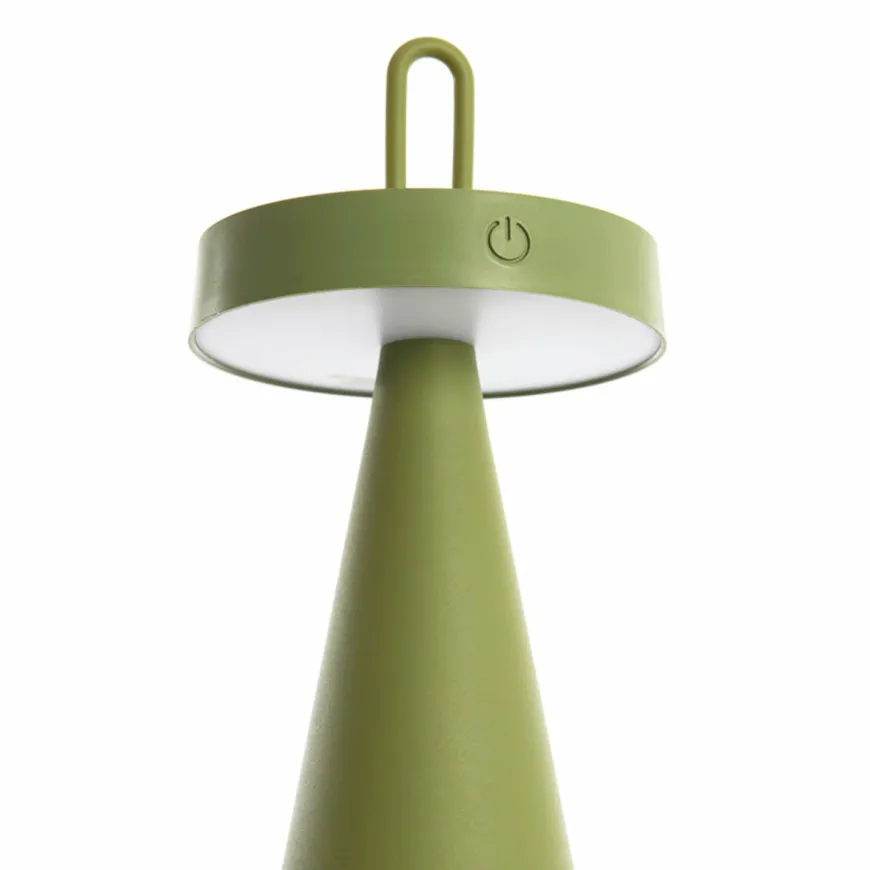 Light en Living Tafellamp LED Ø13x28,5 cm ANKENTA olijf groen