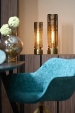 Light en Living Tafellamp Lezuza antiek brons - 2 maten