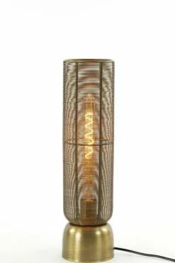 Light en Living Tafellamp Lezuza antiek brons - 2 maten