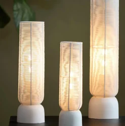Light en Living Tafellamp Lezuza creme - 2 maten