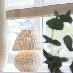 Light en Living Tafellamp Ø27,5x35 cm MAVON rattan naturel