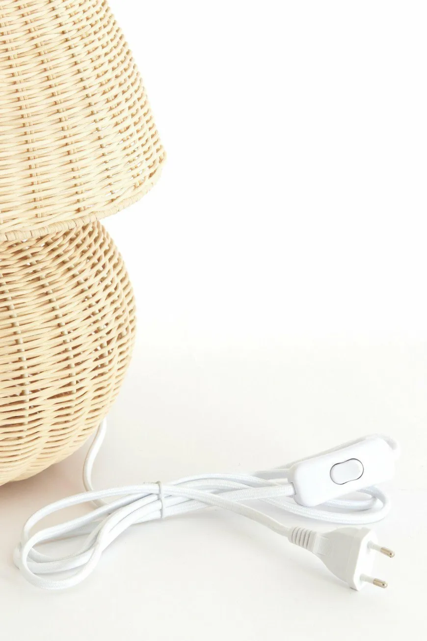 Light en Living Tafellamp Ø27,5x35 cm MAVON rattan naturel