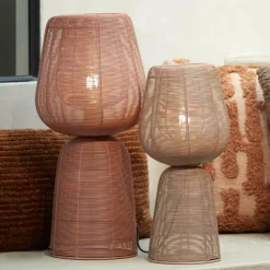 Light en Living Tafellamp Ø18x42 cm ABOSO licht terra