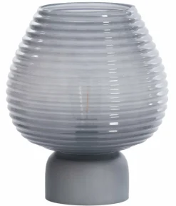 Light en Living Tafellamp LED Ø22x27 cm ALENNA glas grijs