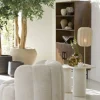 Light en Living Tafellamp SOLUNE Ø25x70 cm – Naturel & Crème | Light & Living
