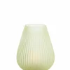 Light en Living Tafellamp LED TAJERA glas mat licht groen+goud - 2 afmetingen