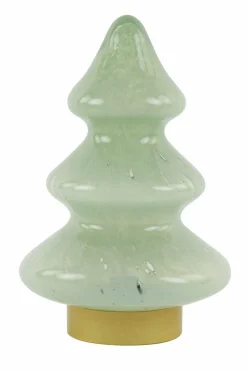 Light en Living Tafellamp LED Ø19x28 cm TREE glas mint groen+goud