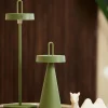 Light en Living Tafellamp LED Ø13x47 cm AMPEHA olijf groen