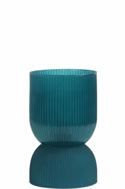 Light en Living Tafellamp LED PHOEBE glas petrol Ø 12 cm