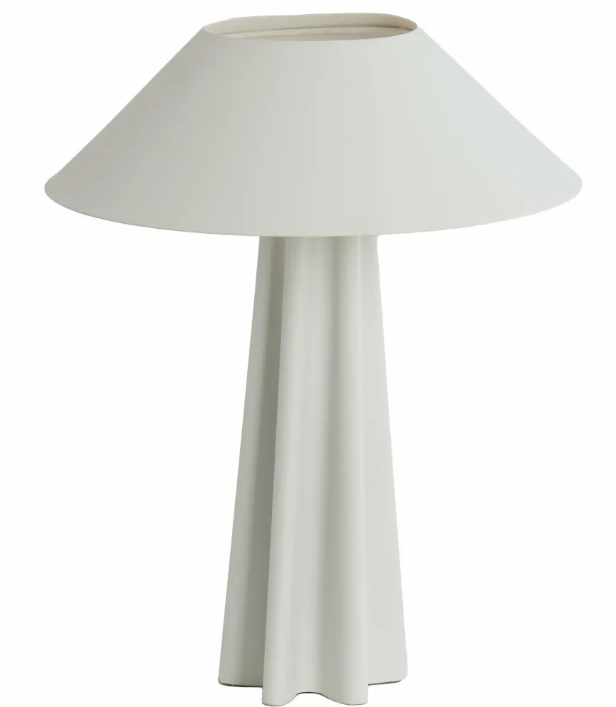 Light en Living Tafellamp Ø38x49 cm CUKAI mat wit