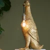 Light en Living Tafellamp 32x31x65 cm DUCK antiek brons