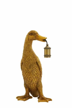 Light en Living Tafellamp 32x31x65 cm DUCK antiek brons