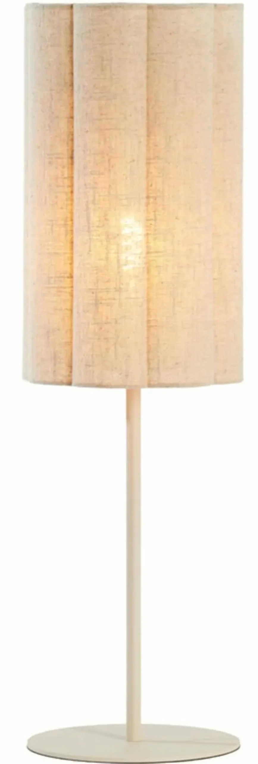 Light en Living Tafellamp Ø20x70 cm FRINGE naturel+crème