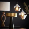 Light en Living Tafellamp Ø30x45 cm NAGAI mat zwart-antiek brons