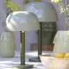 Light en Living Tafellamp Ø30x48 cm MARIVET olijf groen+licht groen