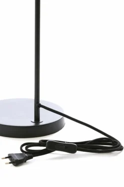 Light en Living Tafellamp 35x20x51,5 cm LUKARO glas smoke+mat zwart