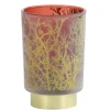 Light en Living Tafellamp LED Ø10x12,5 cm BRANCH glas steenrood-goud