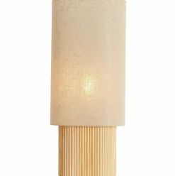 Light en Living Tafellamp 30x20x70 cm LASLO hout natural+linnen naturel