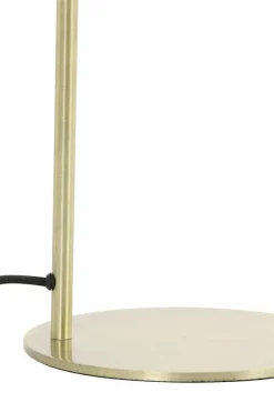 Light en Living Tafellamp RAKEL Antique brass of zwart