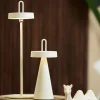Light en Living Tafellamp LED Ø13x47 cm AMPEHA crème