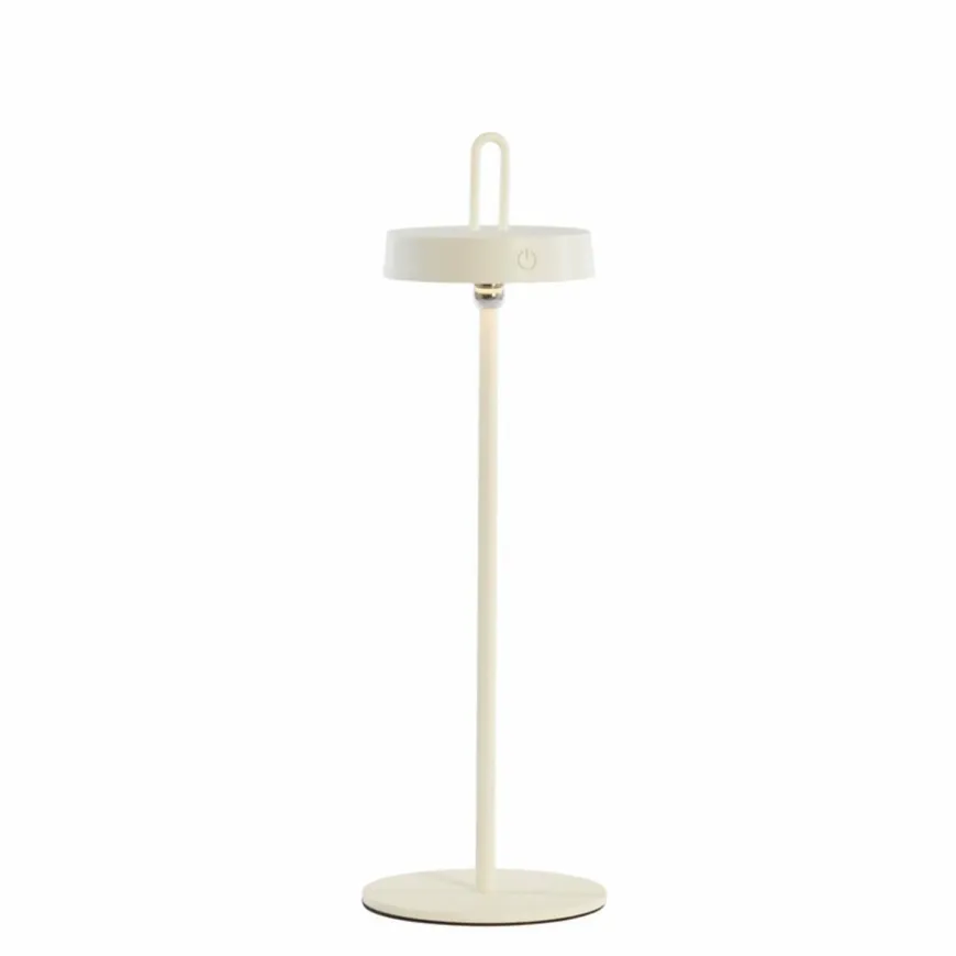 Light en Living Tafellamp LED Ø13x47 cm AMPEHA crème