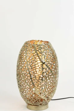 Light en Living Tafellamp SINULA goud - 2 maten