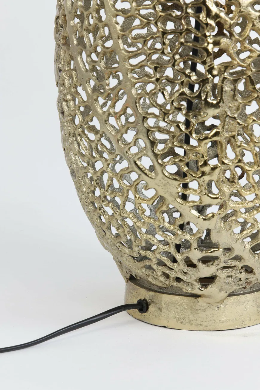 Light en Living Tafellamp SINULA goud - 2 maten