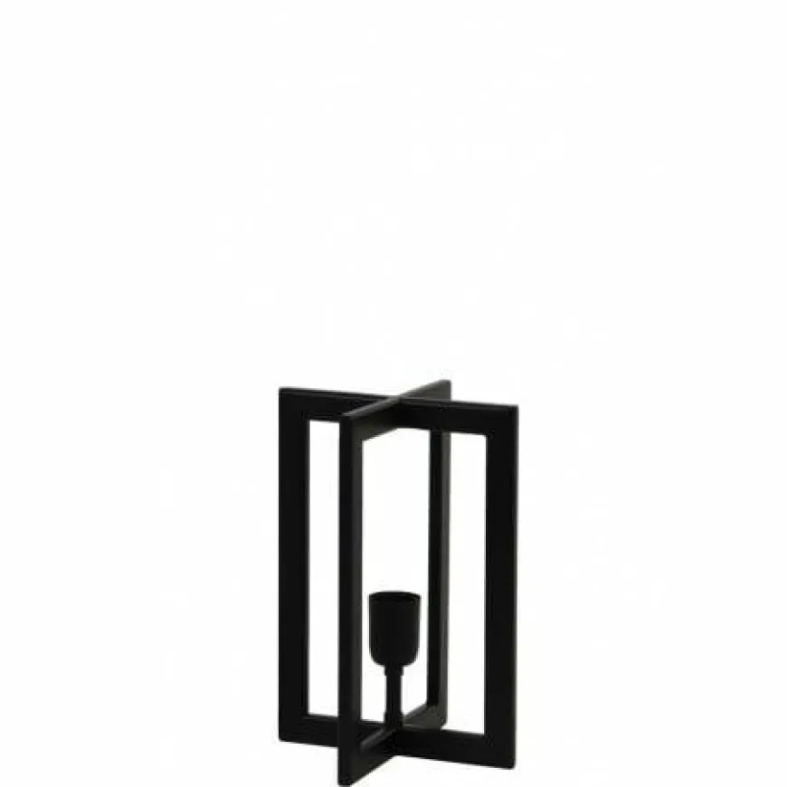 Light en Living Tafellamp 21x21x30 cm MACE mat zwart