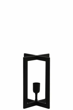 Light en Living Tafellamp 21x21x30 cm MACE mat zwart