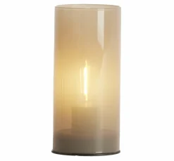 Light en Living Tafellamp LED Ø7x15 cm VAZOLLA glas melk zand