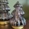 Light en Living Tafellamp LED Ø12x18 cm TREE glas glans donker bruin